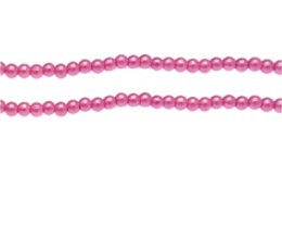 (image for) 4mm Bubblegum Glass Pearl Bead, approx. 113 beads